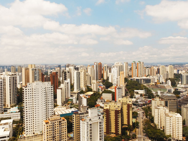 Prédios na Capital Paulista