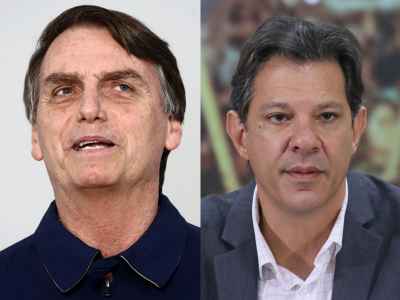 Jair Bolsonaro e Fernando Haddad