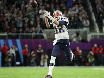 Tom Brady em atuação no Super Bowl 52