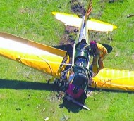 Harrison Ford acidente aéreo_01 - 050315 - REPRODUÇÃO ABC NEWS