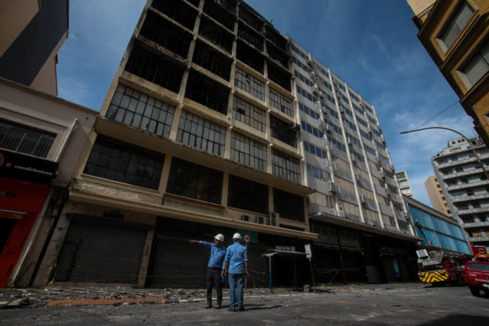 De acordo com o secretário municipal de Infraestrutura e Obras, Marcos Monteiro, edifício influenciador está sem risco de 'ruptura'