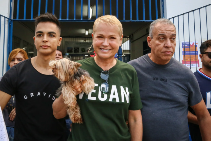 A artista ressaltou que deixou uma seguidora na fila para poder tirar fotos com alguns fãs durante a espera para votação