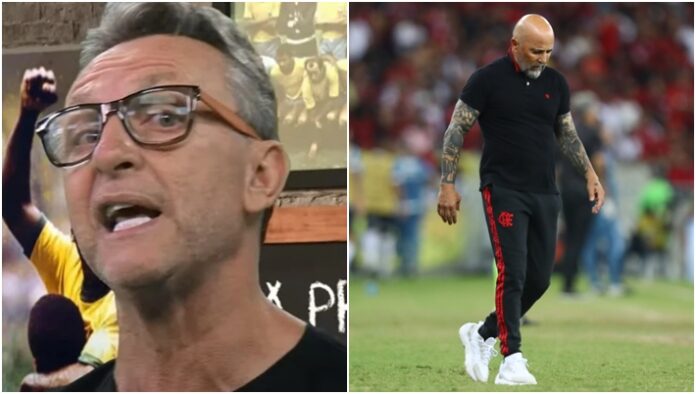 O técnico do Flamengo alegou que Neto o chamou de “idiota” após ser apontado como racista
