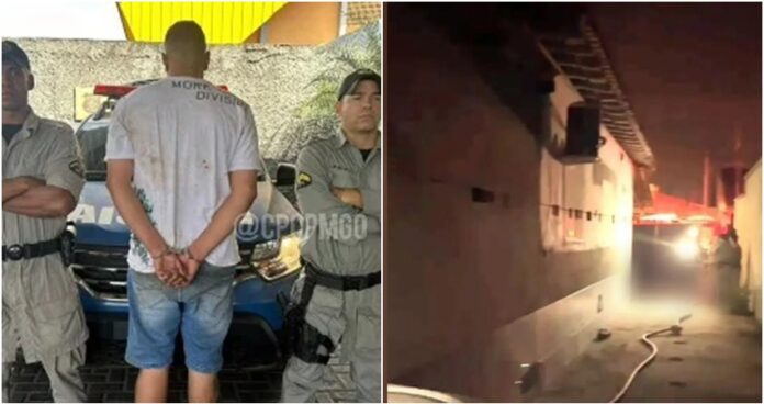 A polícia garantiu que o homem estava inconformado com o término