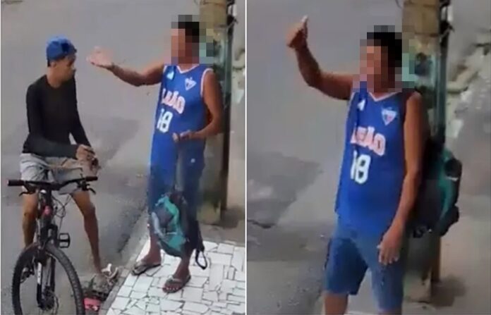 Comparsa do suspeito conhecido do homem o abordou, mas recebeu negativa